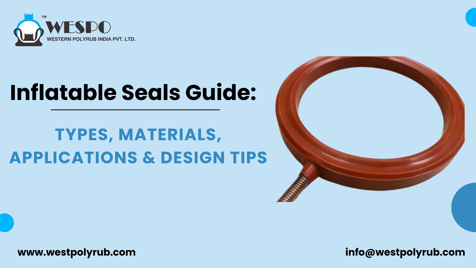 inflatable seals guide
