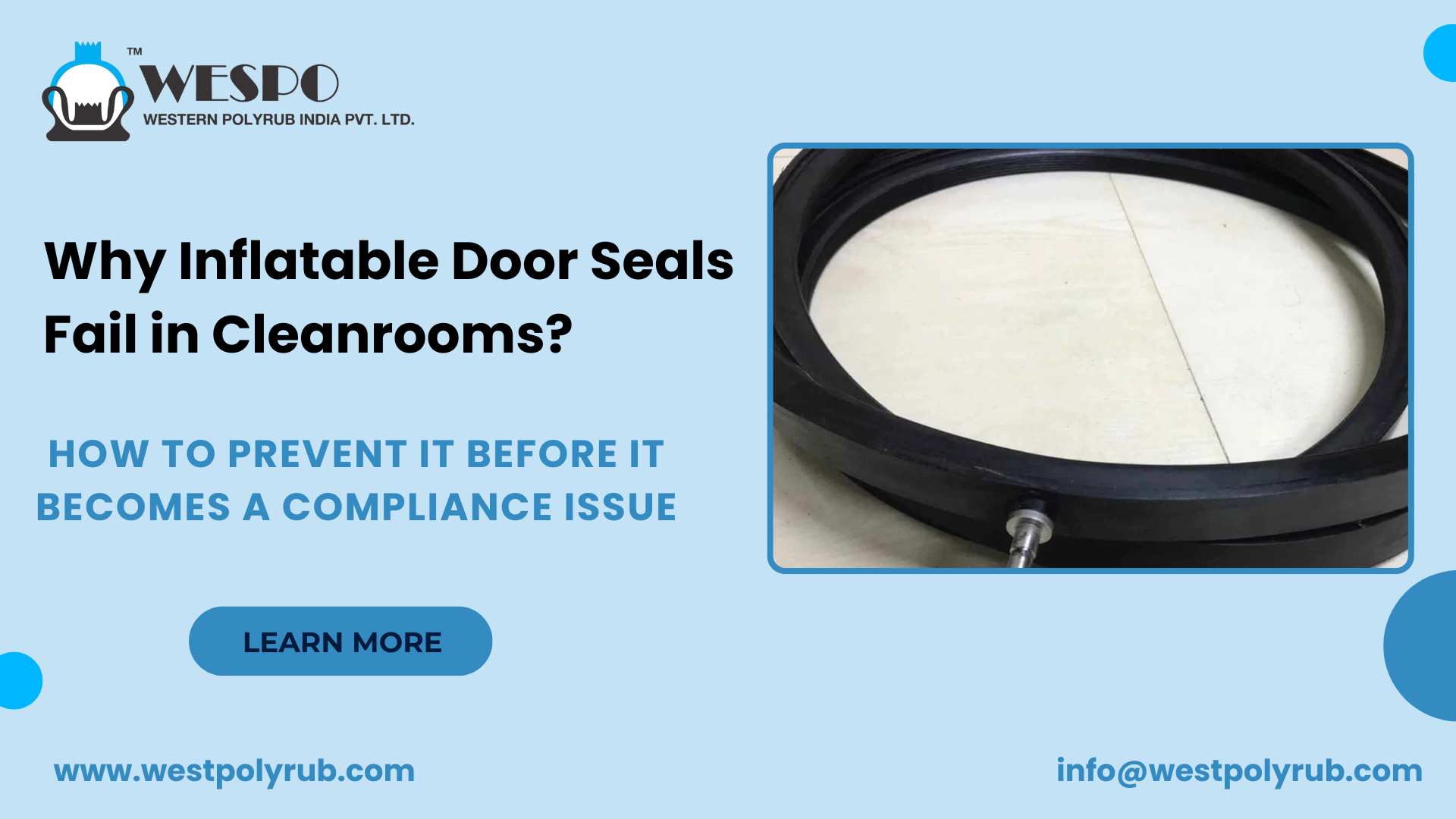 Inflatable Door Seal